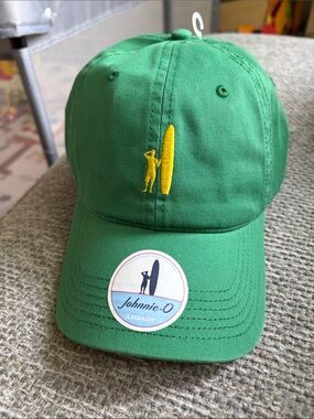 Johnnie-O Legacy Green Adult Baseball Cap Surfer NWT